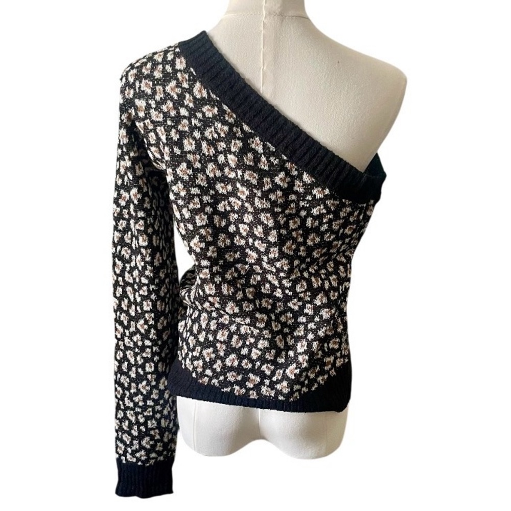 Easel / Emerald Off‑Shoulder Knit Sweater – Style ET21515 – size L NWT - Picture 4 of 13